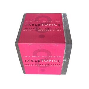 Girls Night Out TABLETOPICS Questions -Start Great Conversations NWT Sealed Pink